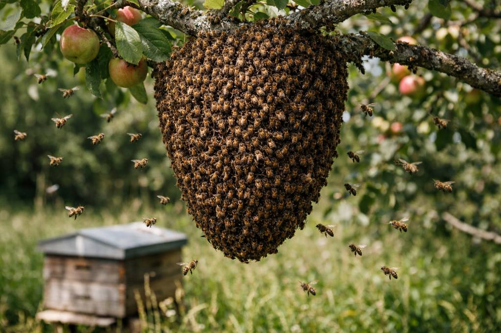 Qu est ce qu un essaim d abeille ? le comprendre, réagir correctement et favoriser leur installation durable
