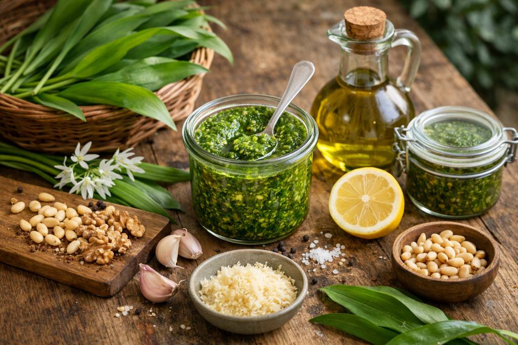 Recette pesto ail des ours : cueillir, préparer et conserver ce condiment sauvage et parfumé